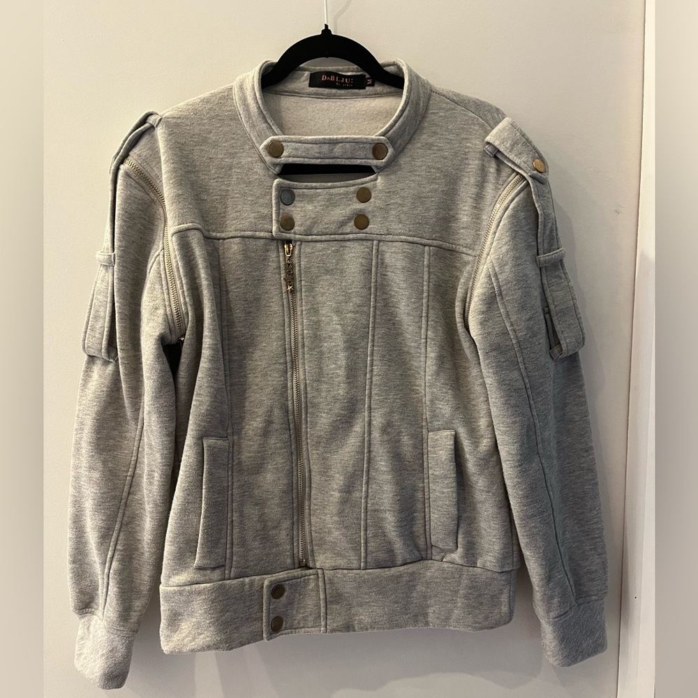 Grey Sweater Jacket